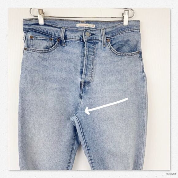 LEVI'S WEDGIE STRAIGHT FIT JEANS BRIDGE OF BELFLOWER 31 - Picture 6 of 12